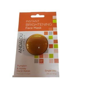 Andalou Naturals Instant Brightening Face Mask Pumpkin & Honey Single Use .28 oz